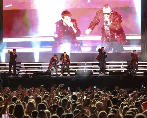 New Kids On The Block in concert