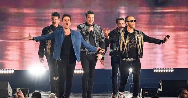 New Kids On The Block on stage